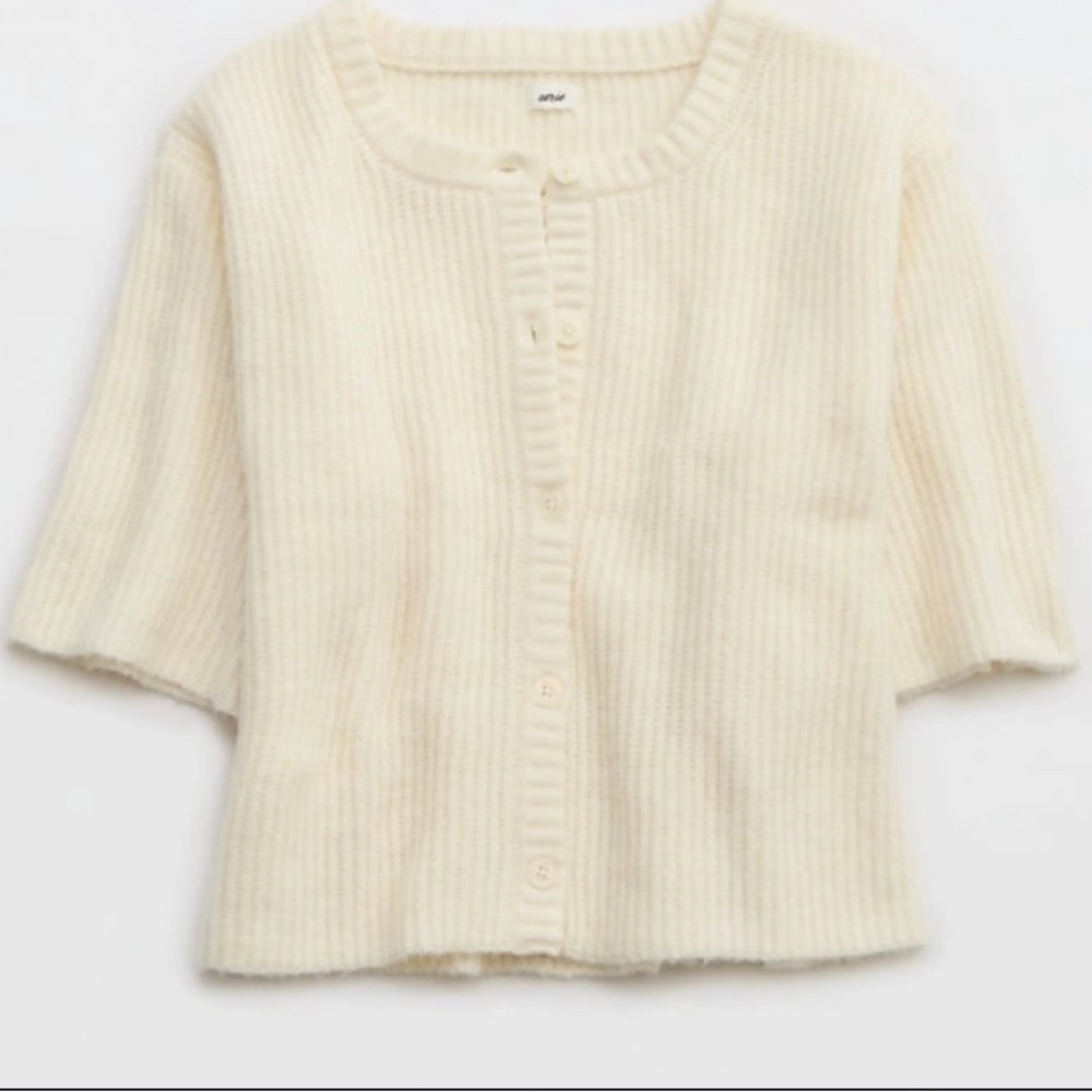 AERIE short sleeve cardigan